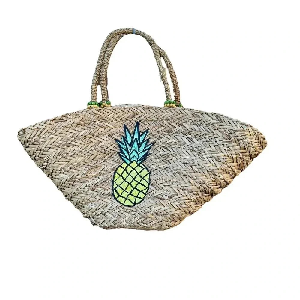 Pineapple Straw Tote bag